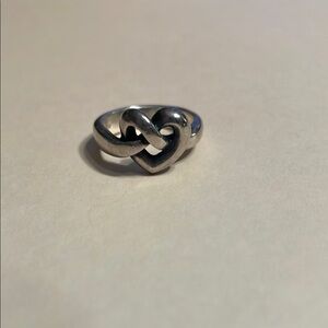 James Avery Sterling Silver Heart Knot Ring